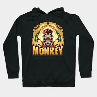 monkey and banana Hoodie